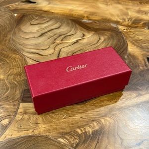 Empty Red Authentic Cartier Box
